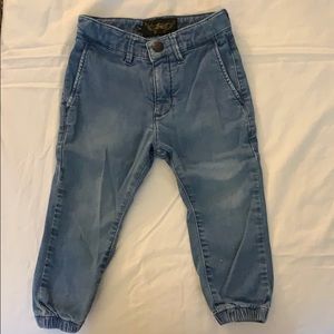 FINGER IN THE NOSE -Denim Jogger - Size S 2yr/3yrs
